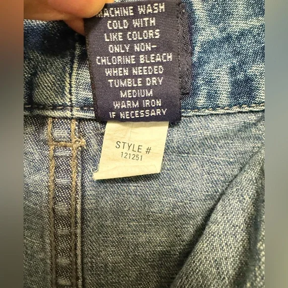 Vintage Gap Blue Jeans denim A line miniskirt🫶 - Picture 6 of 6